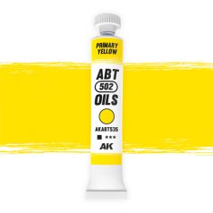   AK Interactive - PRIMARY YELLOW - Sárga színű alapozó olajfesték 20 ml - AKABT535