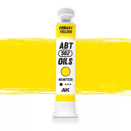 AK Interactive - PRIMARY YELLOW - Sárga színű alapozó olajfesték 20 ml - AKABT535