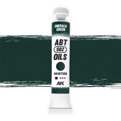   AK Interactive - EMERALD GREEN - Smaragdzöld színű olajfesték 20 ml - AKABT550