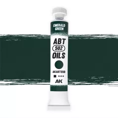   AK Interactive - EMERALD GREEN - Smaragdzöld színű olajfesték 20 ml - AKABT550