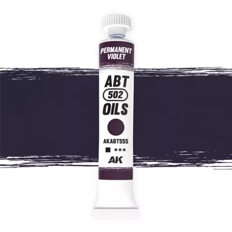 AK Interactive - PERMANENT VIOLET - Ibolyalia színű olajfesték 20 ml - AKABT555