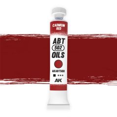   AK Interactive - CADMIUM RED - Kadmiumvörös színű olajfesték 20 ml - AKABT560