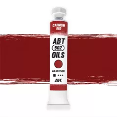   AK Interactive - CADMIUM RED - Kadmiumvörös színű olajfesték 20 ml - AKABT560