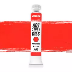   AK Interactive - VERMILION - Vörösesnarancs színű olajfesték 20 ml - AKABT605