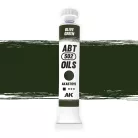AK Interactive - OLIVE GREEN - Olivazöld színű olajfesték 20 ml - AKABT615