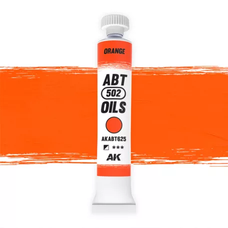 AK Interactive - ORANGE - Narancssárga színű olajfesték 20 ml - AKABT625