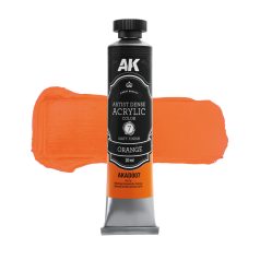 AK ARTISTIC DENSE ACRYLIC COLOR - ORANGE 20 ml - AKAD007