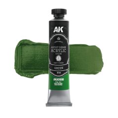 AK ARTISTIC DENSE ACRYLIC COLOR - GREEN 20 ml - AKAD008