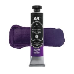 AK ARTISTIC DENSE ACRYLIC COLOR - VIOLET 20 ml - AKAD009