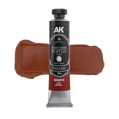AK ARTISTIC DENSE ACRYLIC COLOR - OXIDE RED 20 ml - AKAD015