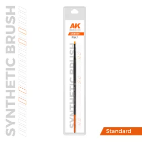   AK Interactive AKB001 Synthetic Brush – Flat 1 – Szintetikus lapos ecset