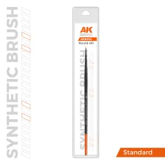 AK SYNTHETIC BRUSH – ROUND 4/0 – Profi ecset makettekhez