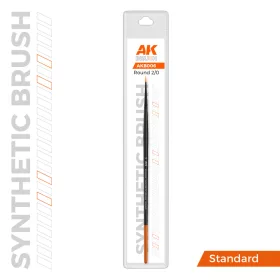 AK SYNTHETIC BRUSH – ROUND 2/0 – Profi ecset makettekhez