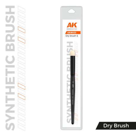 AK-Interactive AKB023 – Professzionális Szintetikus Dry Brush Ecset (Kis Méret)