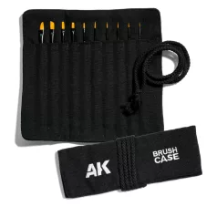   AK Interactive AKB110 Synthetic Brush Set – 10 darabos szintetikus ecsetkészlet modellezéshez és figurafestéshez
