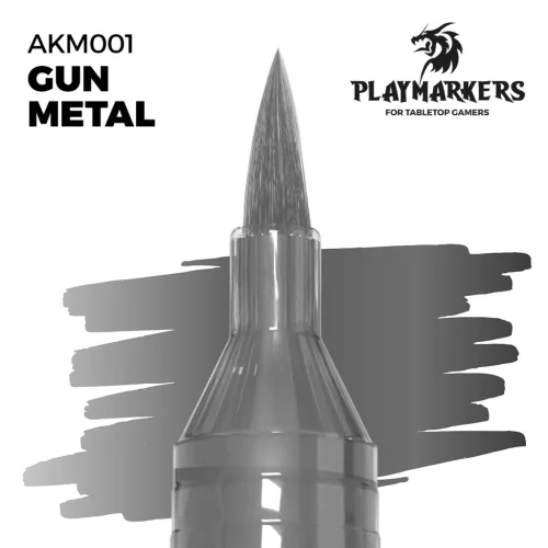 AK-Interactive GunMetal színű Precíziós Marker - AKM001