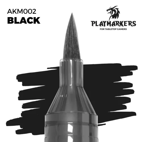 AK-Interactive Fekete színű Precíziós Marker – AKM002