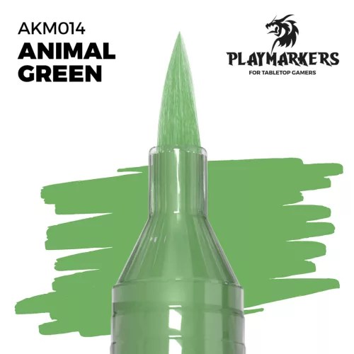 AK‑Interactive Természetes Zöld színű Precíziós Marker (Animal Green Playmarker) – AKM014