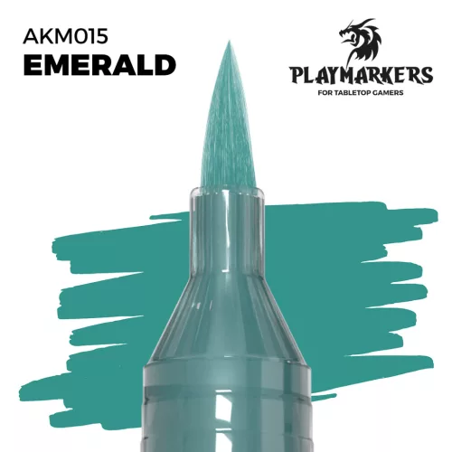 AK‑Interactive Smaragdzöld Precíziós Marker (Emerald Playmarker) – AKM015