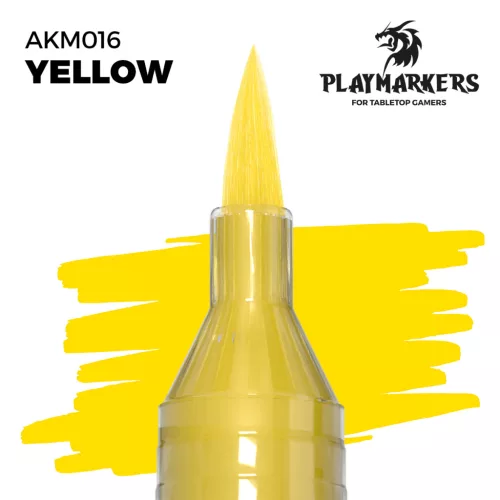 AK‑Interactive Sárga Precíziós Marker (Yellow Playmarker) – AKM016