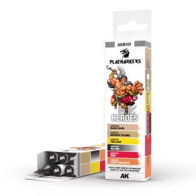   AK Interactive PLAYMARKER SET - HEROES Professzionális Makettfesték