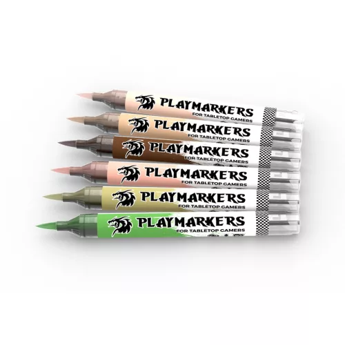 AK Interactive PLAYMARKER SET - SKINS & FLESH TONES Professzionális Makettfesték