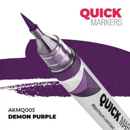 AK QUICK MARKER - DEMON PURPLE - AKMQ003