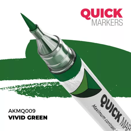 AK QUICK MARKER - VIVID GREEN - AKMQ009