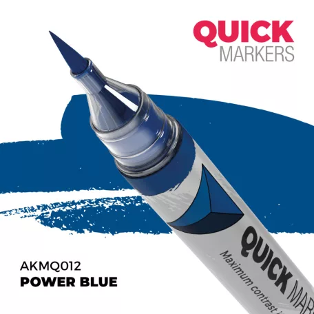 AK QUICK MARKER - POWER BLUE - AKMQ012
