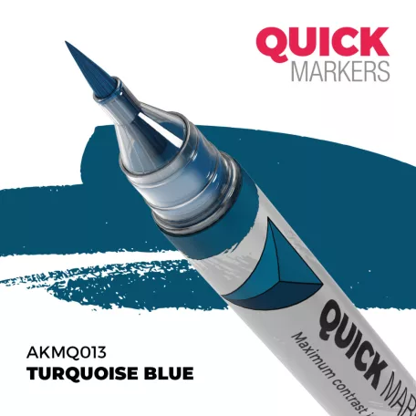 AK QUICK MARKER - TURQUOISE BLUE - AKMQ013