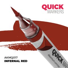 AK QUICK MARKER - INFERNAL RED - AKMQ017