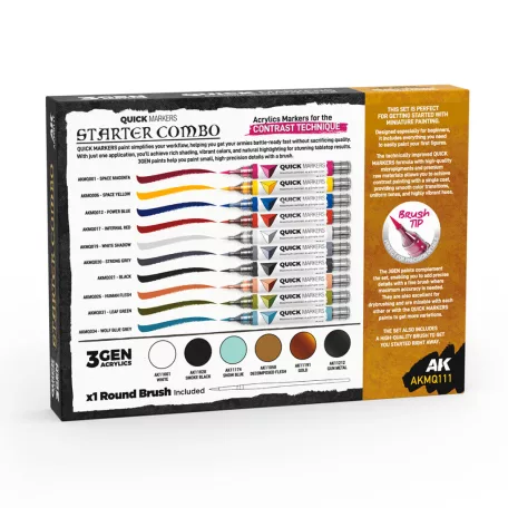 AK QUICK MARKER SET - STARTER COMBO - AKMQ111