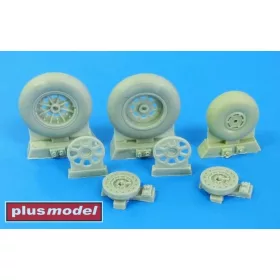 Plus Model Mig-15 wheels - kerékkészlet