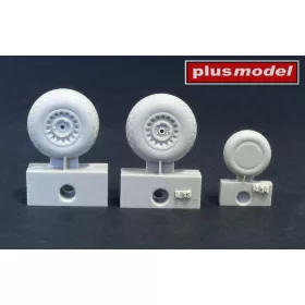   Plus Model B-26 Marauder wheels early diamond tread – kerékkészlet