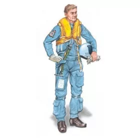 Plus Model Pilot BAC Lightning – figura makett