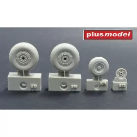   Plus Model B-26 Marauder wheels late diamond tread – kerékkészlet