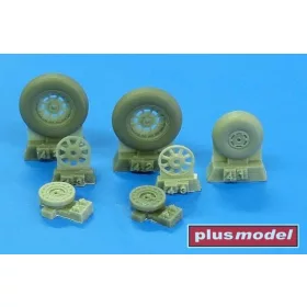 Plus Model Mig-15 wheels - kerékkészlet