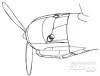 Plus Model Engine cowling for L 1049 Constelation - motorburkolatok