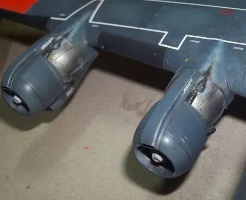 Plus Model Engine cowling for L 1049 Constelation - motorburkolatok