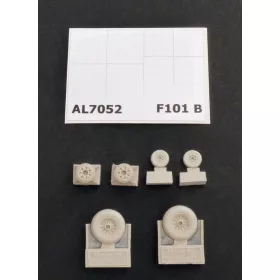 Plus Model F-101B Woodoo wheels - kerékkészlet