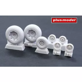   Plus Model PBY Privateer wheels with diamond tread - kerékkészlet gyémántmintás futófelülettel