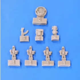   Plus Model Bomb and gun sights for B-29 Superfortress - bombacélzó és fegyvercélzó készlet
