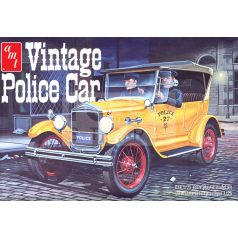 AMT 1927 Ford T Vintage Police Car 1:25 autó makett AMT1182