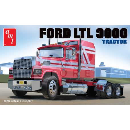 AMT Ford LTL 9000 Semi Tractor 1:24 autó makett AMT1238