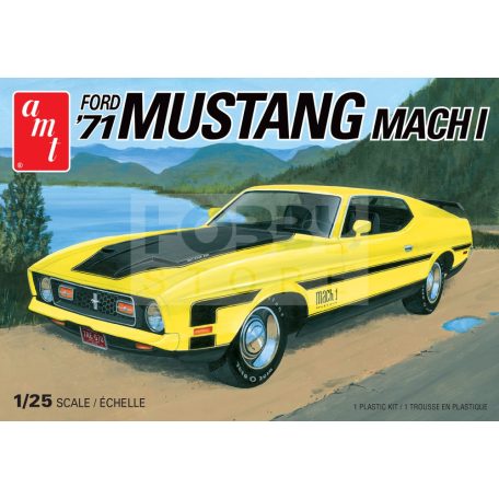 AMT 1971 FORD MUSTANG MACH I 1:25 autó makett AMT1262