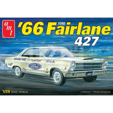 AMT 1966 FORD FAIRLANE 427 1:25 autó makett AMT1263