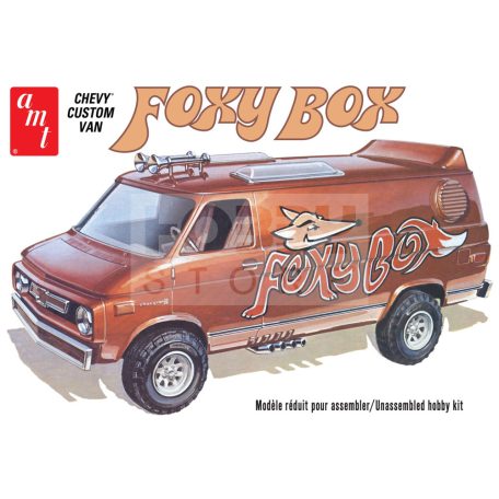 AMT 1975 CHEVY VAN “FOXY BOX” 1:25 autó makett AMT1265