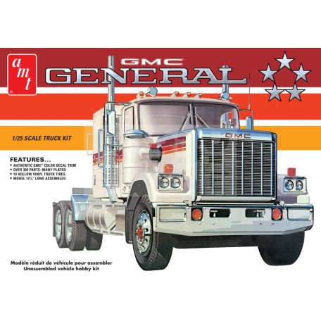 AMT 1976 GMC GENERAL SEMI TRACTOR 1:25 autó makett AMT1272