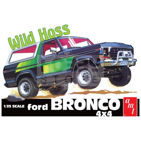 AMT 1978 FORD BRONCO “WILD HOSS” 1:25 autó makett AMT1304