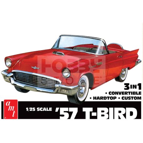 AMT 1957 FORD THUNDERBIRD 1:25 autó makett AMT1397